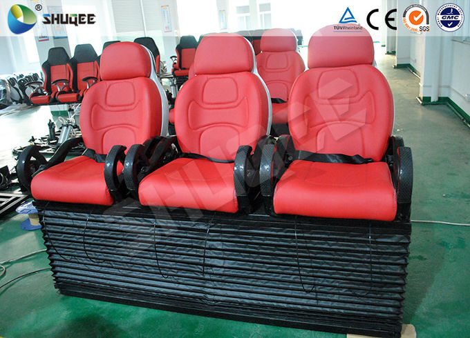 Business Center 5D Cinema Equipment With Safety Chair / Push Back Function 0