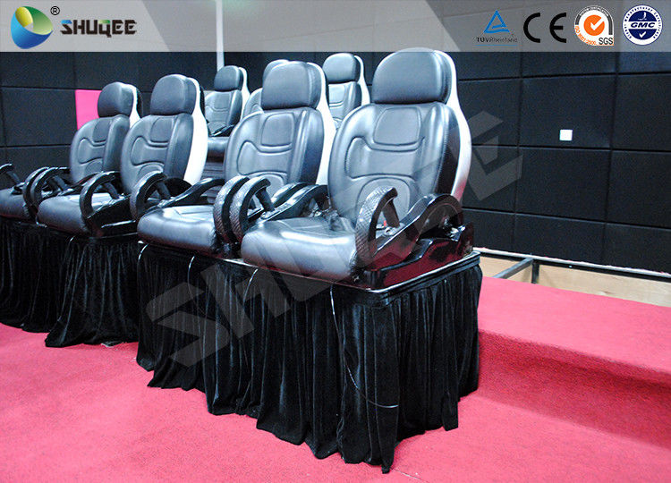 China Luxury Mobile Motion Theater Chair 5D / 7D / 9D With Air And Water Spray factory