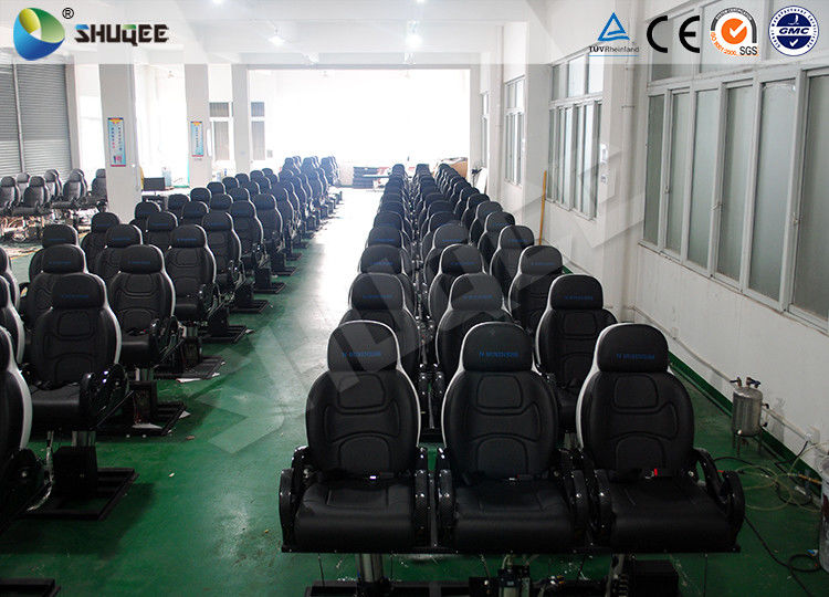 China Luxury Pneumatic 5D Movie Theater With Genuine Leather Chair factory