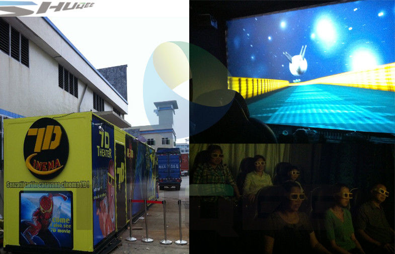 China Amusement Park 7D Game Machine, Simulative Grand Motion Cinema System factory