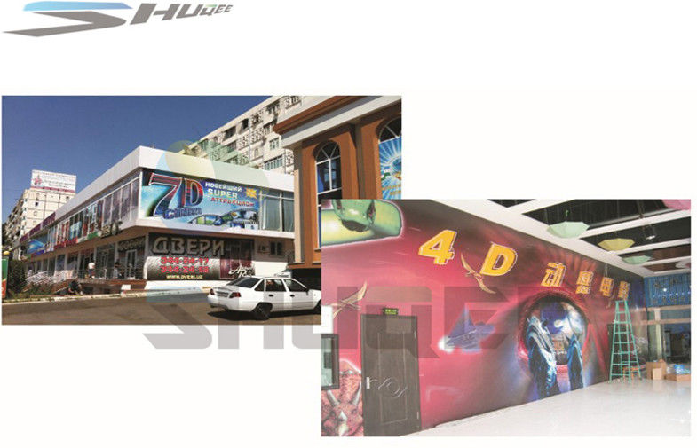 China Kino 4D Movie Cinema System, Environmental Simulation Theater For Theme Park factory