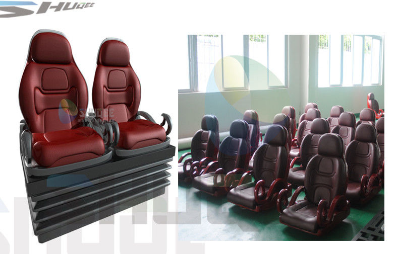 China 2 Persons / Set Air System Motion Seat / Chair For Indoor 5D / 6D / 7D Theater factory