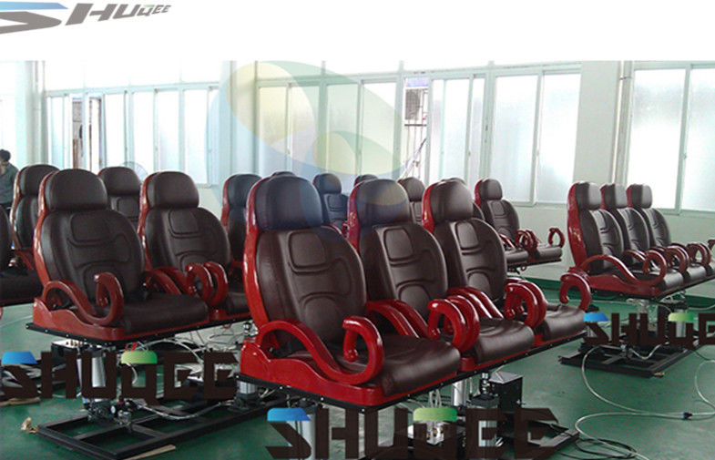 China 3DOF / 6DOF Platform Motion Theater Chair , 3D 4D 5D XD Cinema Seat factory