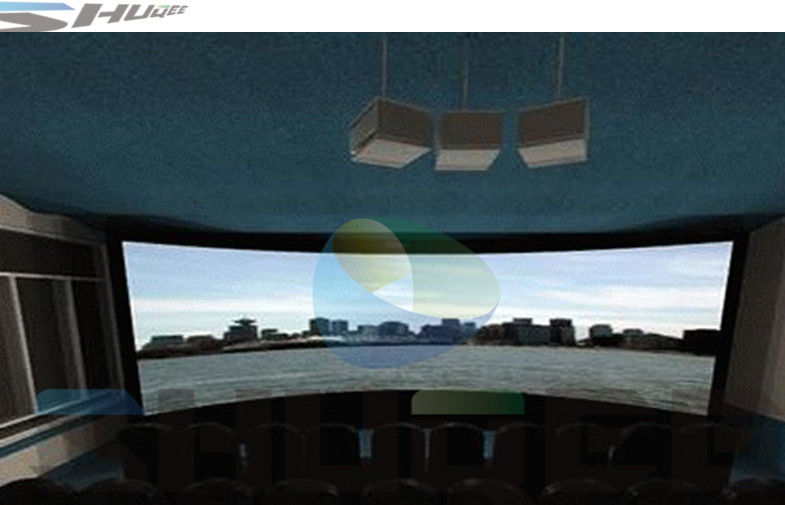 China Special Effect 4D Cinema System With Motion Chair , Flat / Arc/ Circular / Globular Screen factory