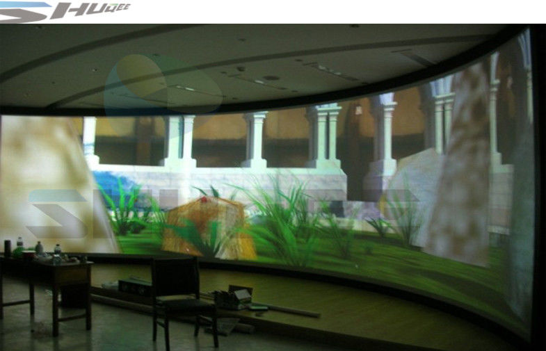 China 4D Flat / Arc / Curvature Screen Cinema With Special Effect Simulator System factory