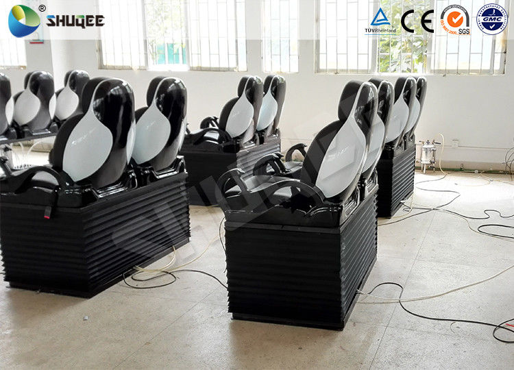 China Pneumatic Mobile 5D Cinema With Snow / Bubble / Rain / Wind Effect 2 Years Warranty factory