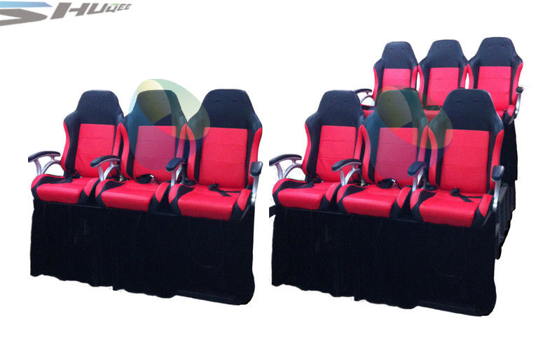 China 3 Persons / Set Motion cinema seat in one platform factory