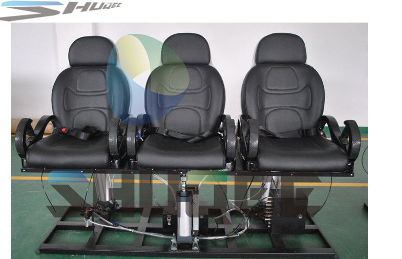 China Strong simulation and electric shock Motion Theater Chair  with pneumatic system supplier factory