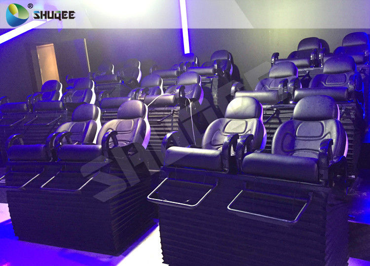 China 5D I max Movie Theaters With Genuine Leather And Special Effects Motion Chair factory