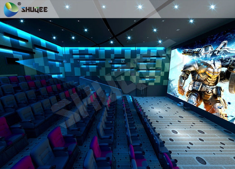 Lifelike Experience 4D Theater Seats Suitable For Hollywood Movies