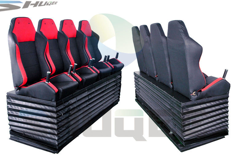 Hydraulic / Pneumatic / Electromotive Control System 4D / 5D / 7D Motion Theater Chair