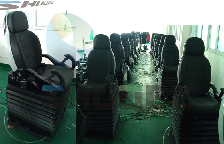 China 3 DOF Platform Colorful Leather Pneumatic Control System Motion Theater Chair factory