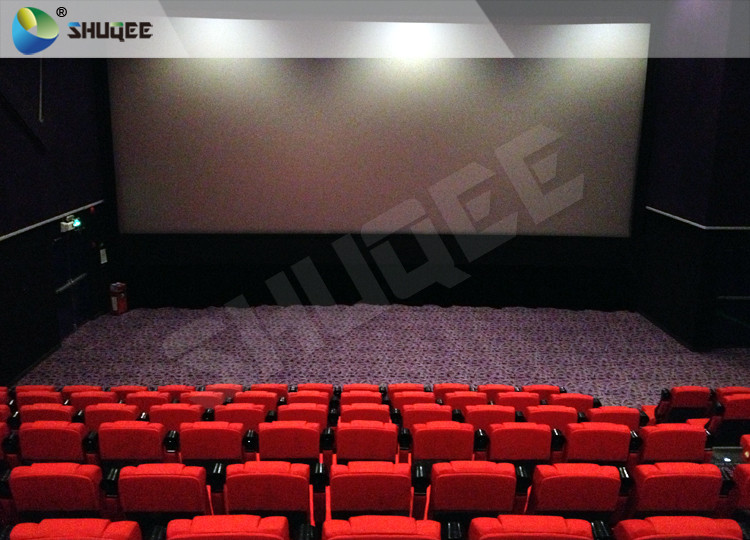 4D Movie Theater 4D Motion Cinema Seat 2Seats Spray Air, 55 Inch Or Customize