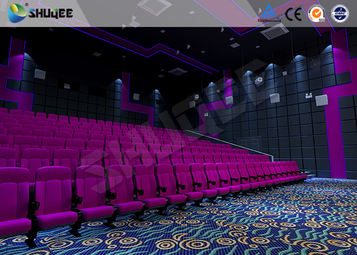 100 Seats Sound Vibration Cinema Movie Theater Seats Bubble / Rain / Wind / Lightning