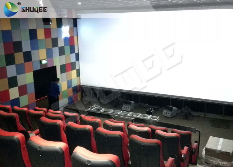 Children Amusement 4D Cinema Movie Theater With Electric System Motion Seat CE
