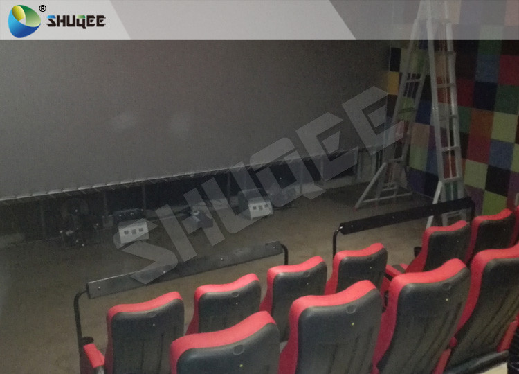 Motion Chair 4D Cinema System Metal Flat Screen / Arc Screen 4D Movie Theater