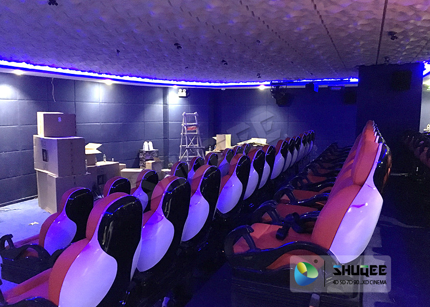 Electric Motion 5D Cinema Equipment For Excitement , Feel Movements In 5D Cinema Seats