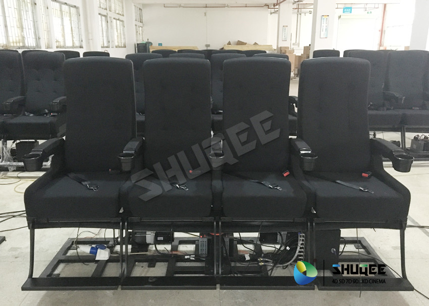 12 Seats Movie Theater 4D Movie Equipment Advantages In A Simulated Earthquakes