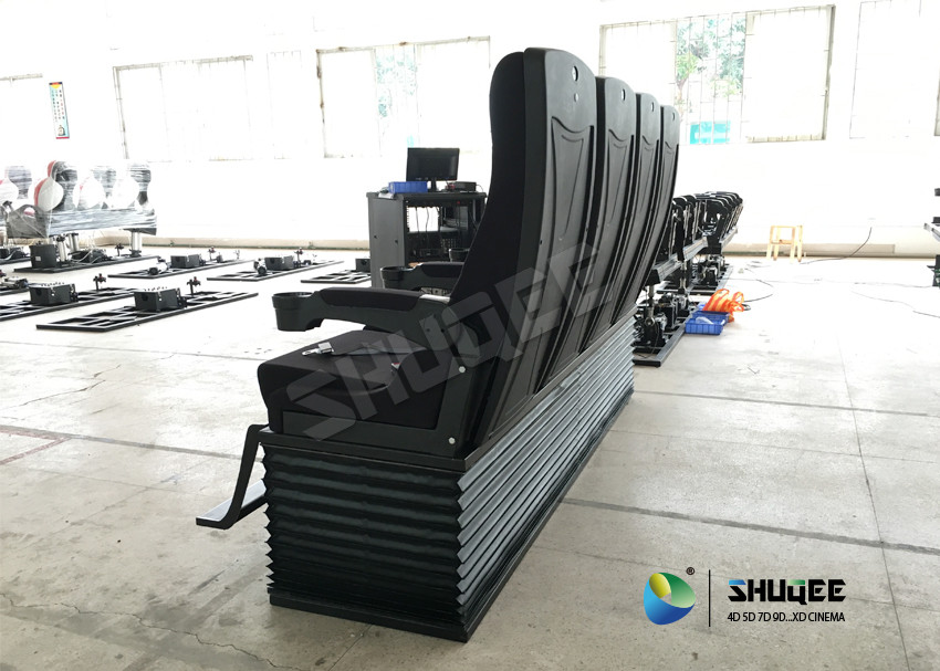 Hydraulic / Pneumatic 4D Movie Theater 4 Seats To 100 Seats Can Choose The Brand