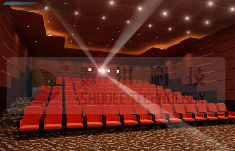 Upscale 4D Cinema System With Motion Chair And Cinema Special Effects