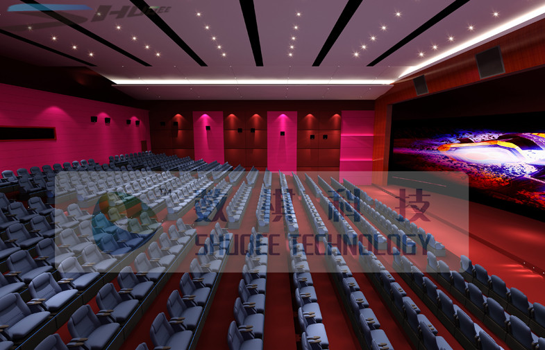 Various Complicated Special Effect 4D Cinema System With 4 Seats / 6 Seats