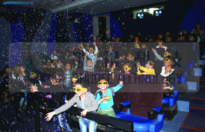 3.75KW 5D Movie Theater For Fun Ride Roller Coaster Simulator Commercial Amusement Park