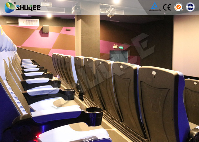 Arc Screen 4D Cinema Equipment Simulator Motion Chairs Customized Color SGS