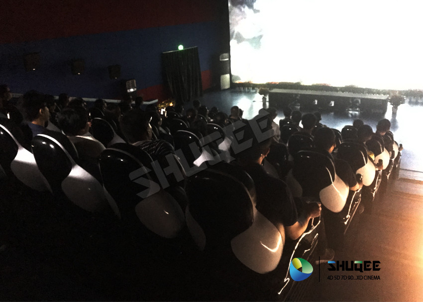 Fast Return 5D Theater With Genuine Leather Electric 5D Seats In Business Center