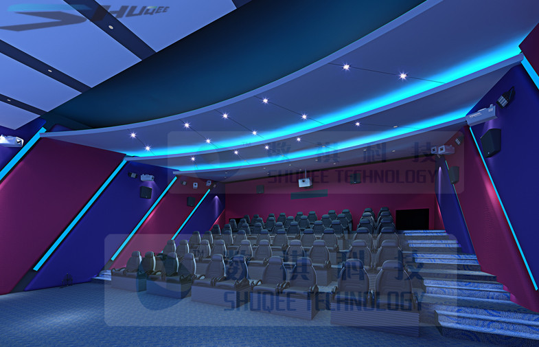 Prominent Theme 4D Motion Cinema Equipment With 5.1 Audio System