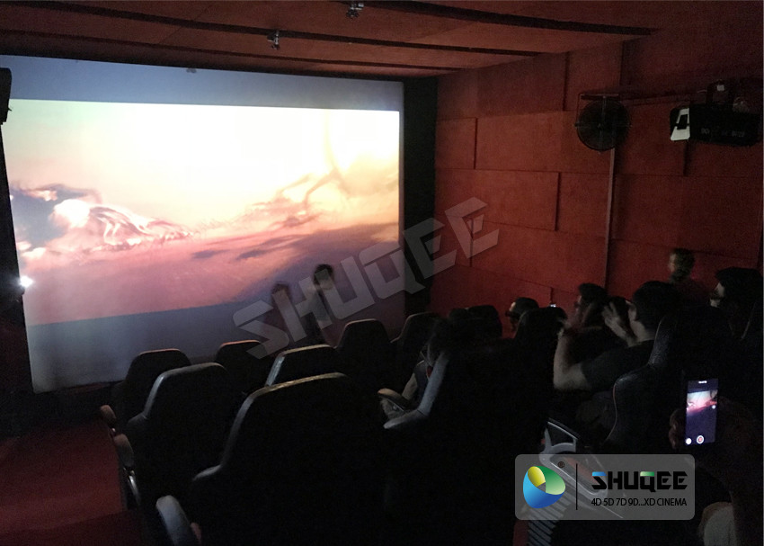 Electric / Pneumatic System 5D Movie Theater With 3 DOF Motion Chair In The Cinema Hall