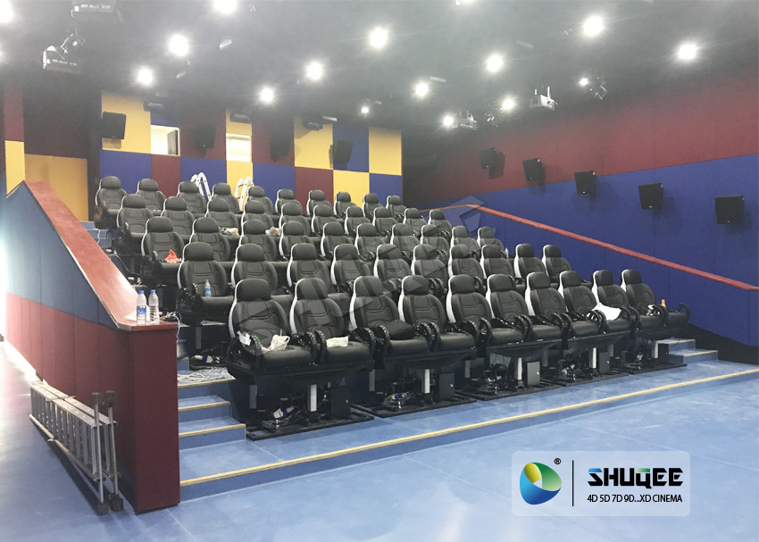 Exciting Simulating Luxury Cabin Box 5D Cinema System With Fiber Glass Material