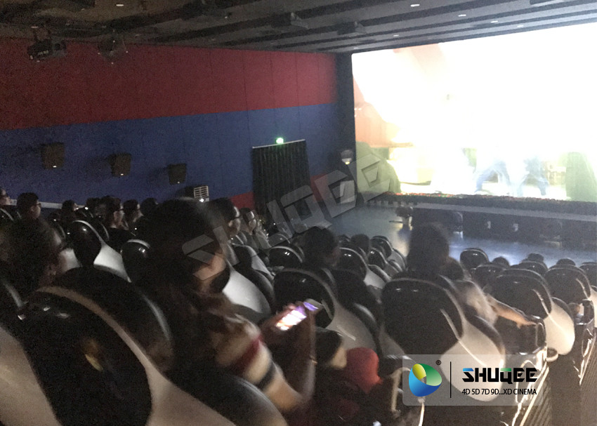 Black 9D Movie Theater Dynamic Electric For Commercial Shopping Mall And Amusement Attraction