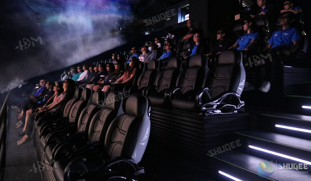 Electric 7D Movie Theater For Cabin Convenient In Amusement Attraction