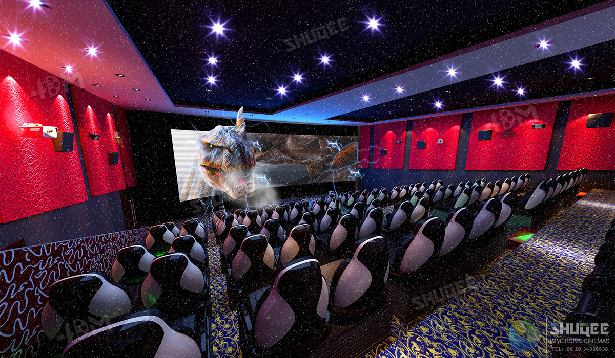 Customized 5D 9D XD Cinema Theater With Emergency Stop Buttons For Indoor