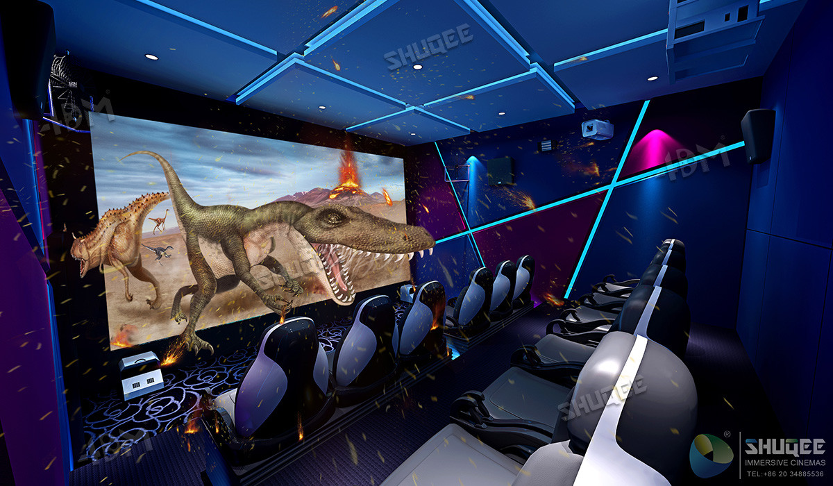 Durable Digital 7D Cinema Dynamic Chair With Projectors / Screen System
