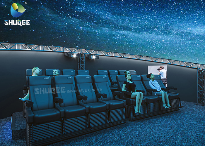 360 Mmersive Projection Dome Movie Theater With 16 Chairs Built On Playground