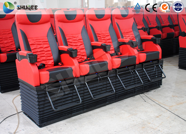 Profession 4D Movie Theater With Feet Tickle / Vibration / Push Back