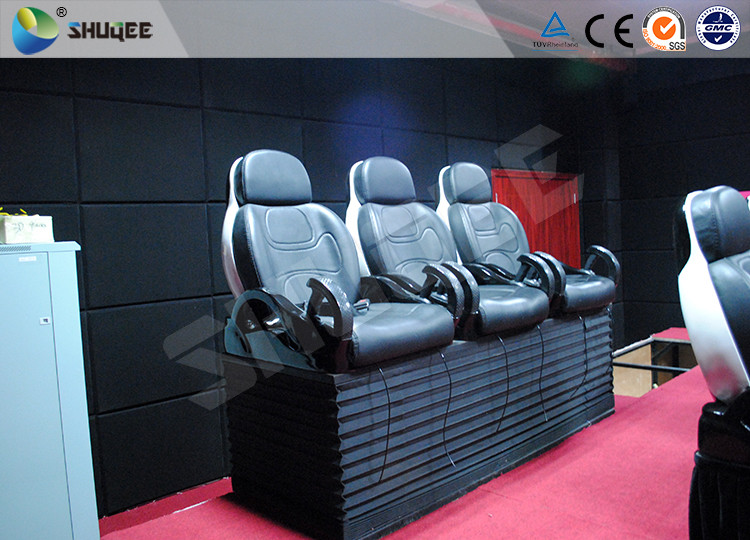 Minitype Thrilling Action Ride Imax Movie Theaters Interactive 5D Cinema With Cabin