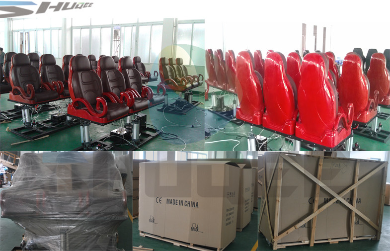 Electromotive Control System Motion Theater Chair , 5D Cinema Seat With Up And Down Effect