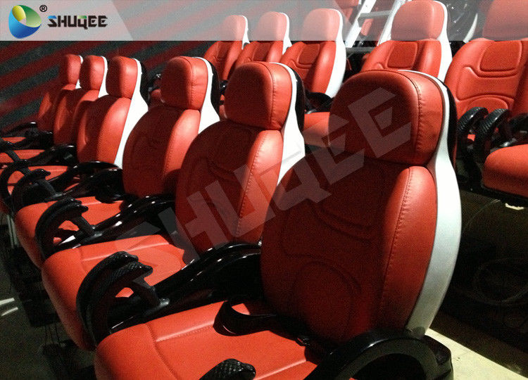 China Burning Blood Exciting Motion Mobile 5D Cinema With Luxurious Armrest Seats Two Years Warranty factory