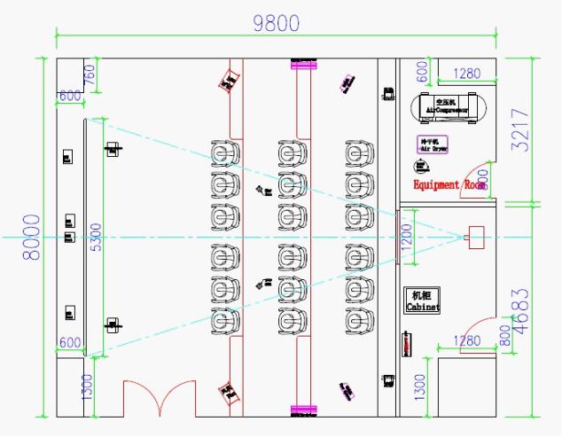 3D / 4D / 5D / 6D / 7D Movie Theater Cinema System With 3 DOF Motion Chair 0