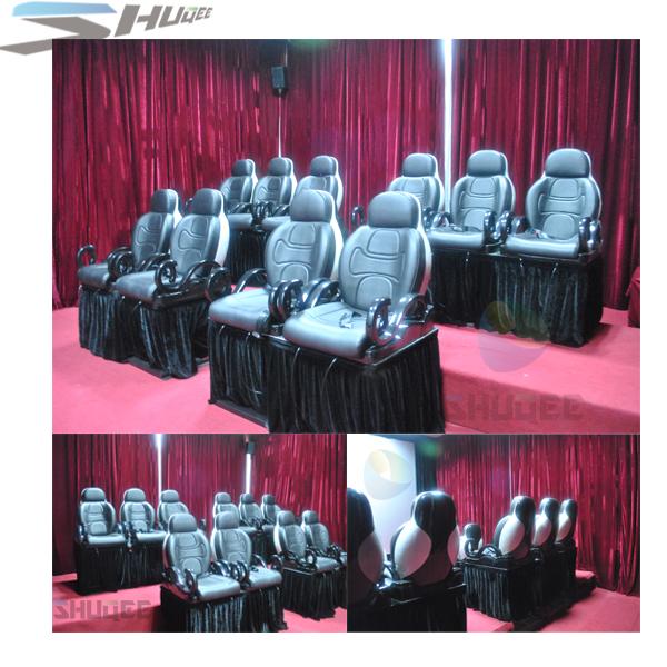 3 DOF Platform Colorful Leather Pneumatic Control System Motion Theater Chair 1