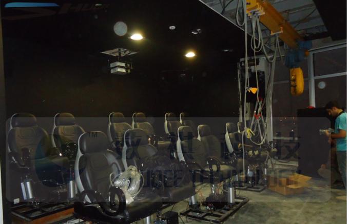 Adventure 5D Cinema Equipment With 12 Seats 3DOF Pneumatic Motion Chairs 0