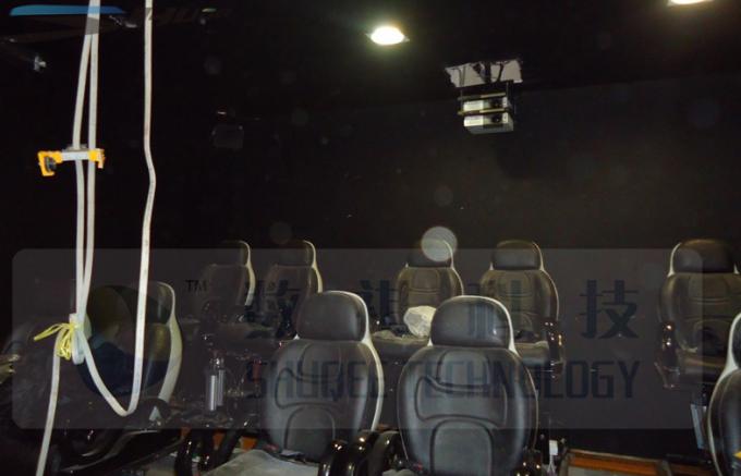 Adventure 5D Cinema Equipment With 12 Seats 3DOF Pneumatic Motion Chairs 1