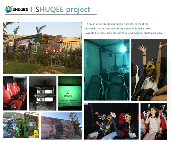 Dinosaur Design Mobile 5D Cinema With Bubble / Snow / Windy / Lighting / Rainy Effects 0