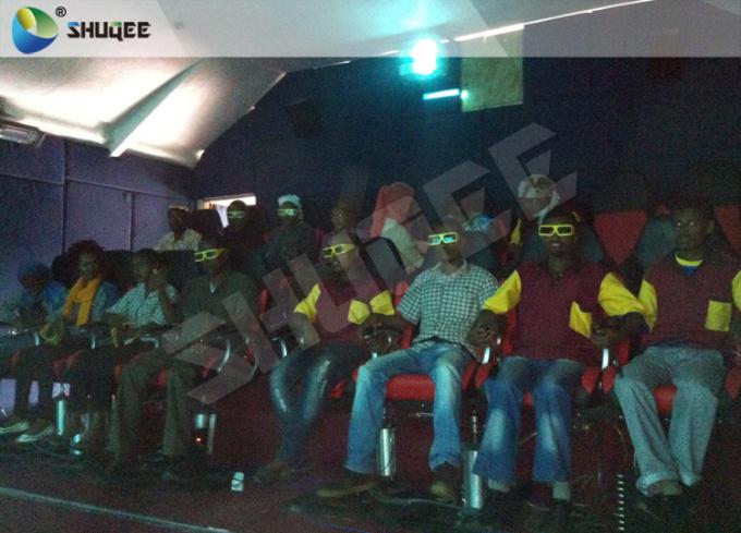 Electric Dynamic 7D Cinema System In Entertainment Places / 7D Simulator Cinema 0