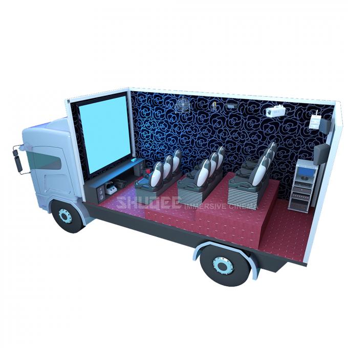 Mobile Simulator Mini 5d Cinema Trailer With Motion Chair Theater 1