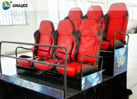 Hydraulic Platform Chairs 7D Movie Theater 7d Cinema 24 People For Shopping Mall