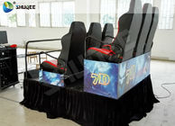 Platform 6 Seats 5D Cinema System Electric Pneumatic System Bubble Wind Effects