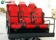 Shooting Gun Game 7D Movie Theater Hydraulic Platform Chairs for 6 People